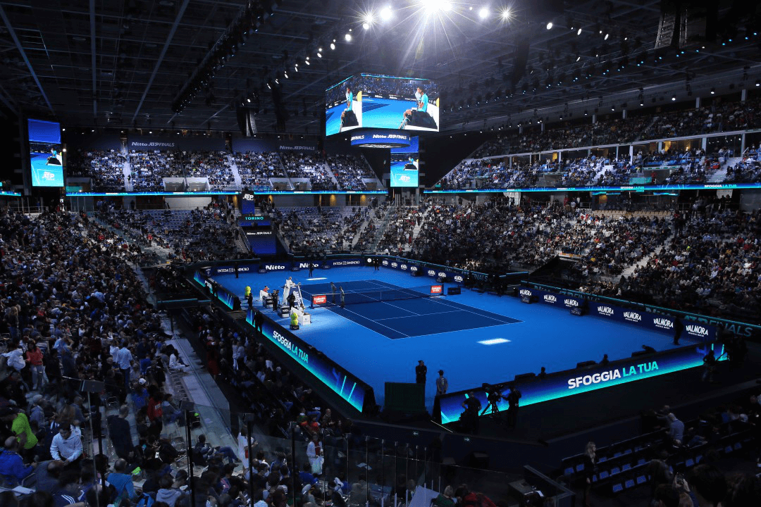 Terrain de tennis de l'ATP Finals