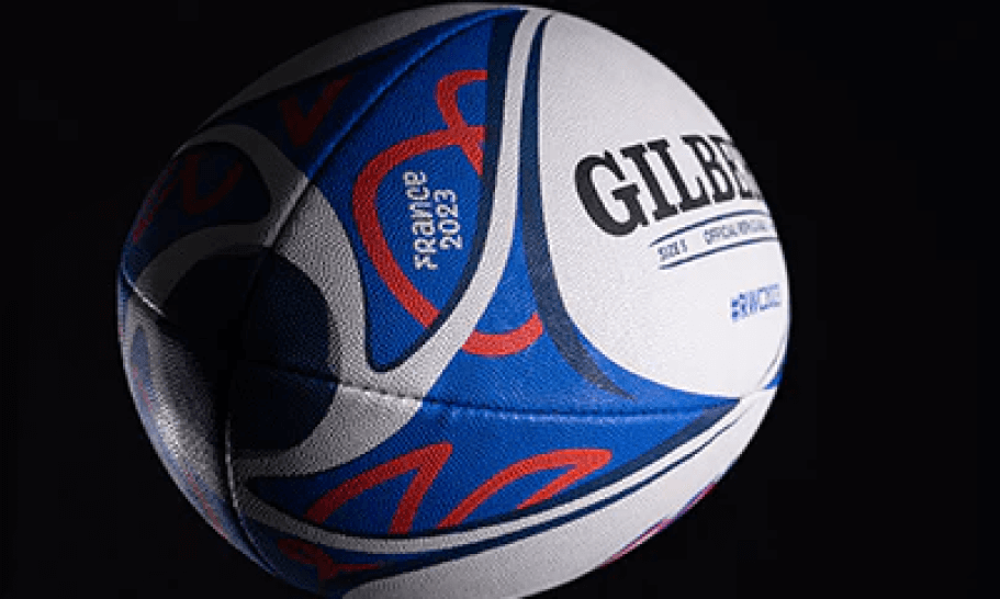 Design du ballon de rugby de la Coupe du Monde 2023